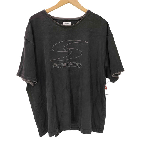 23AW SHERMER SPORTS T-SHIRT スポーツ Tシャツ ロゴ 刺繍 メンズ  3